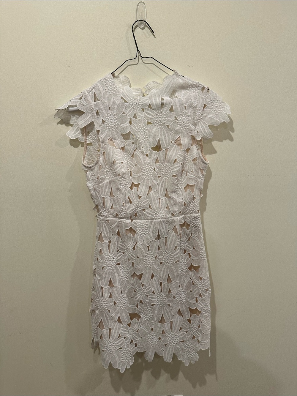 Dolce Vita Ivory Lace Mini Dress- bridal